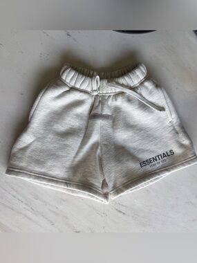 Essentials Kids Heather Gray Sweat Shorts